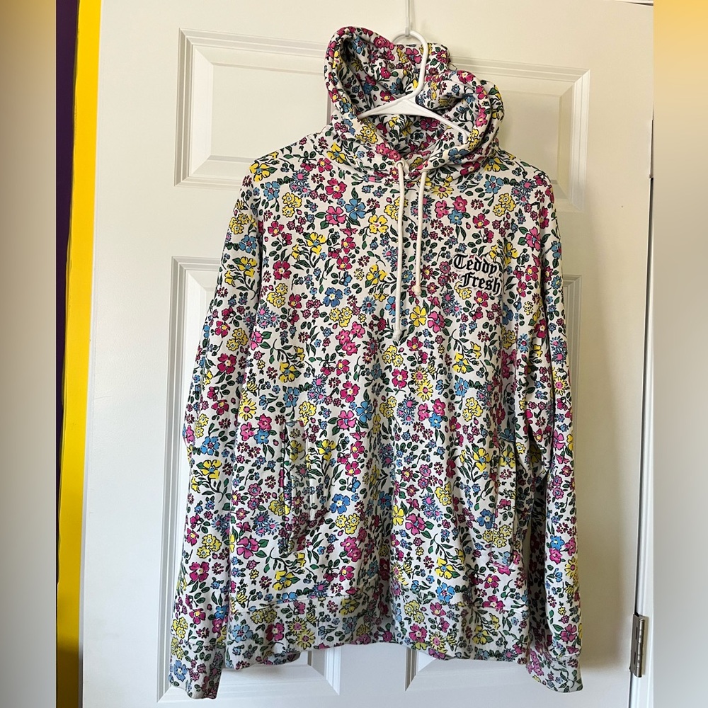 Teddy Fresh Colorful Floral Hoodie